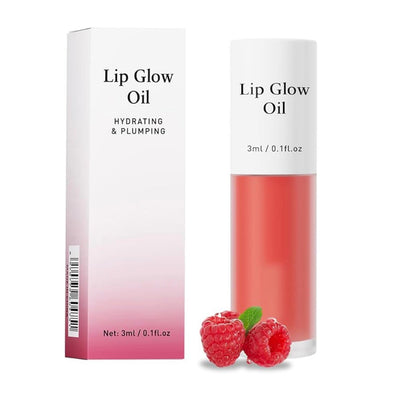Lip Glow Oil Tinted Lip Gloss Tinted Nourishing hydrating Cherry